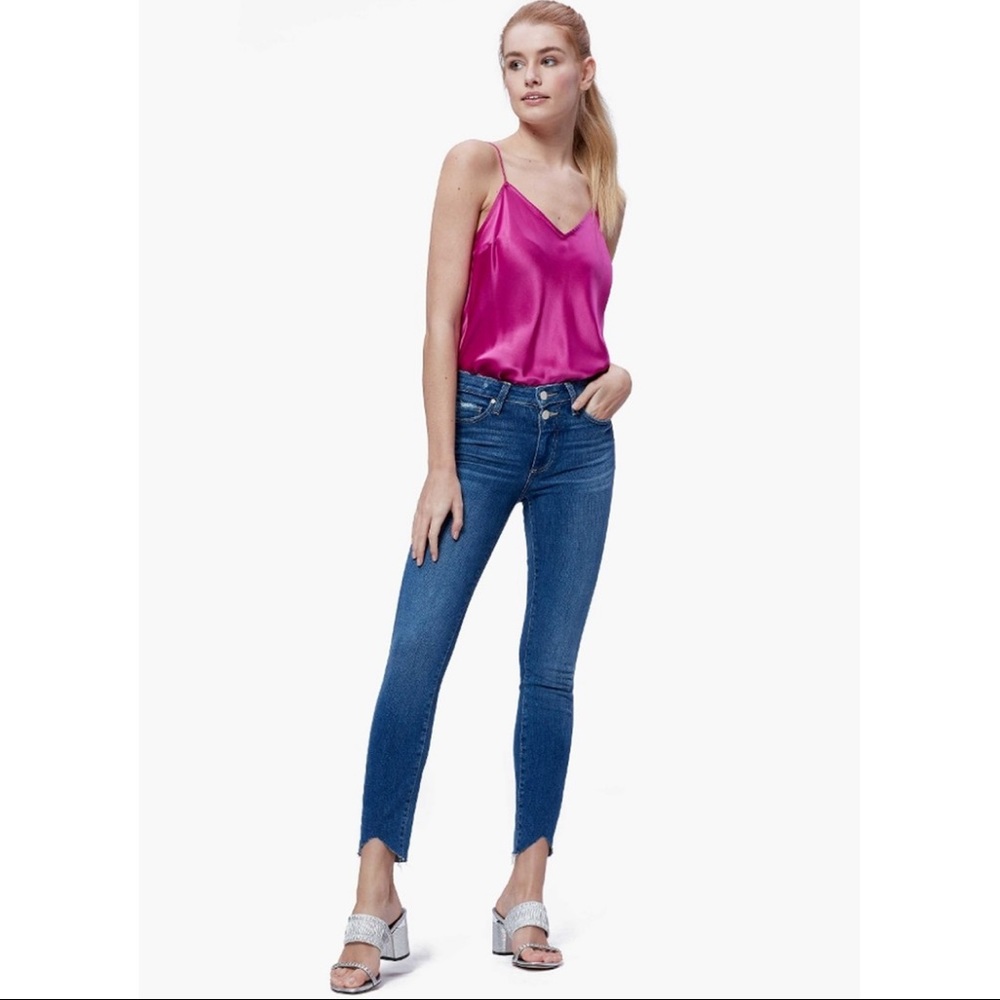 PAIGE Hoxton Ankle Double Button Split Hem Janie NWT Size 25